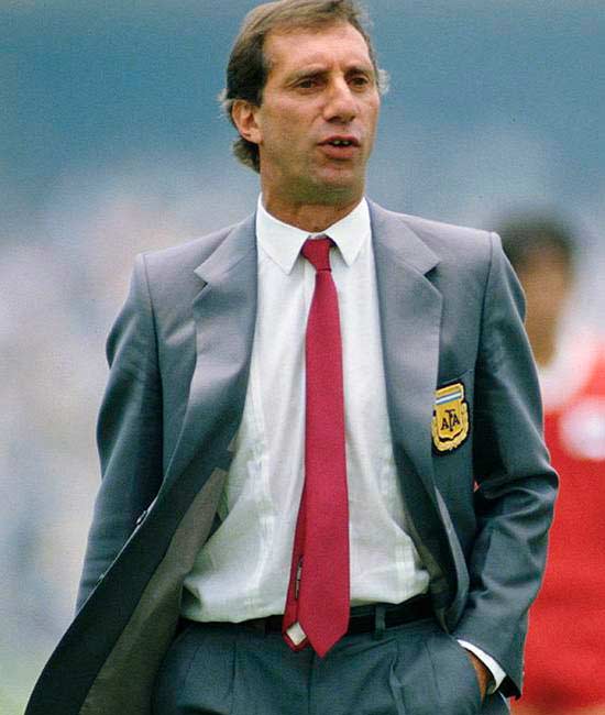 Bilardo, entrenador de Argentina