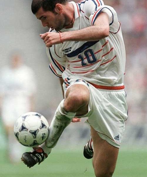 El control del balón de Zidane