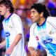 Maradona y Messi en el mismo equipo